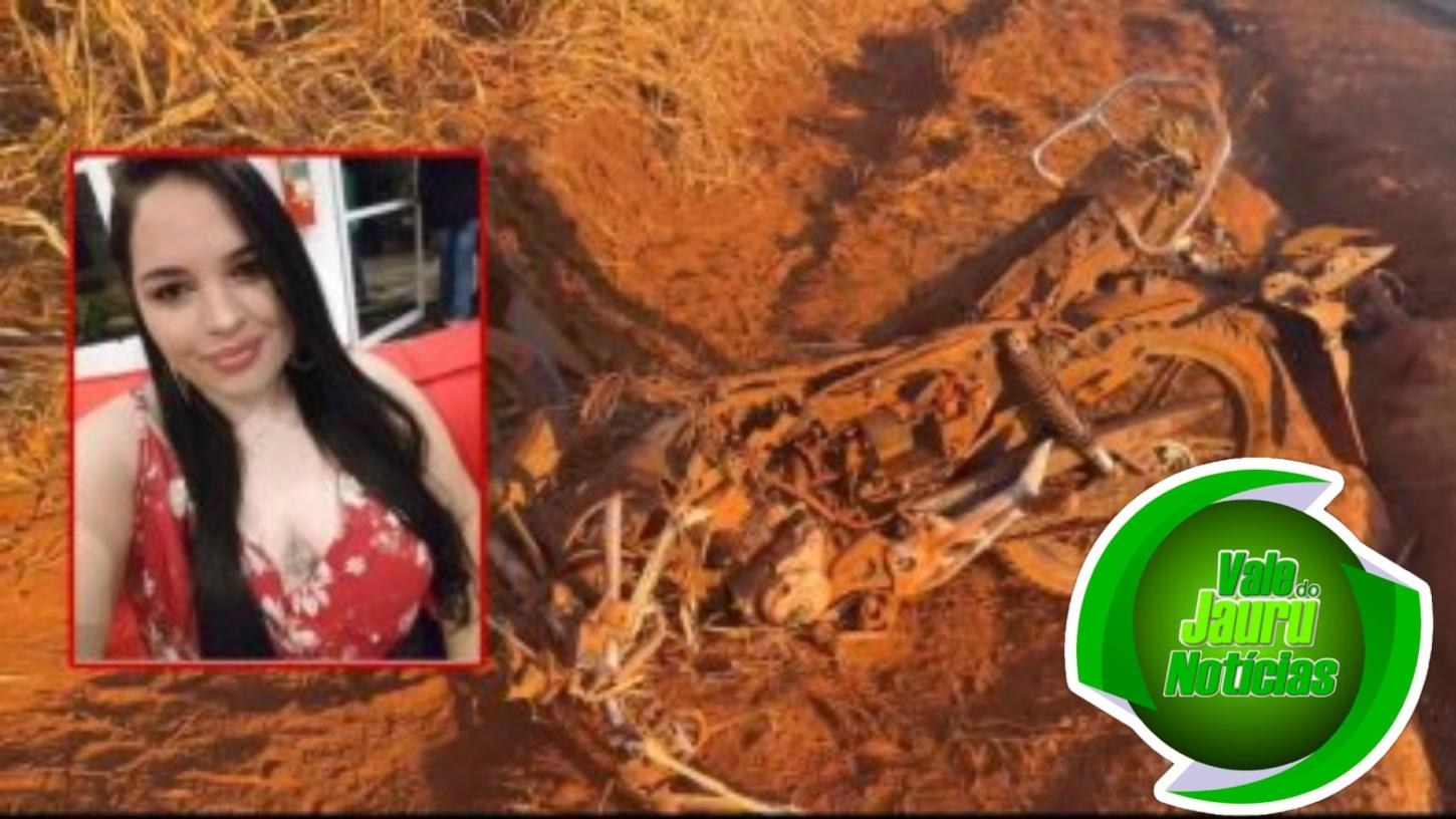 Mulher morre em acidente entre motocicleta e carreta Bitren