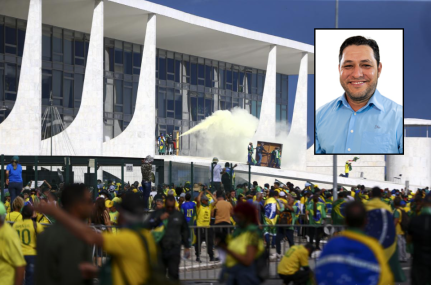 Candidato a vereador em MT réu por atos golpistas descumpre medidas do STF.