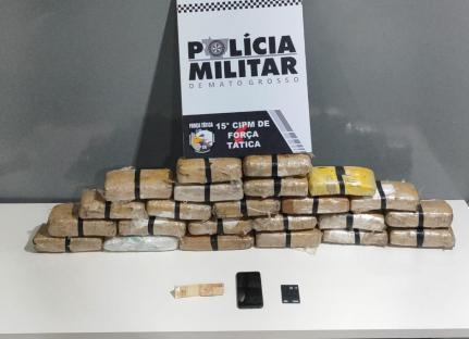 Dupla é presa e adolescente apreendido por tráfico de drogas em Várzea Grande