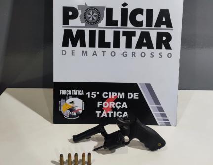 Jovem de 26 anos é preso com arma furtada de empresa de segurança em VG