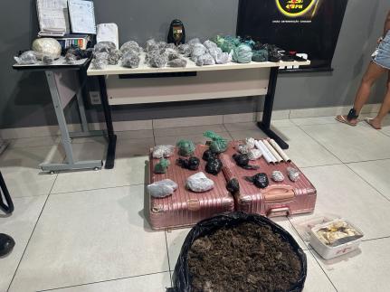 Trio é preso com 40 kg de super maconha em Várzea Grande