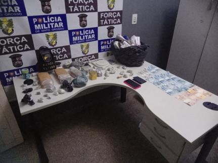 Trio é preso por tráfico de drogas em residência do interior