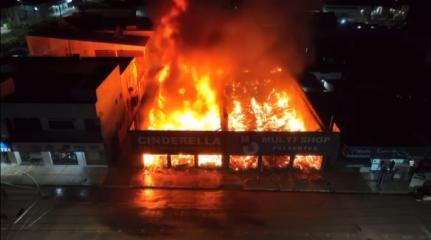 Polícia prende 5 criminosos envolvidos em incêndio de lojas de MT