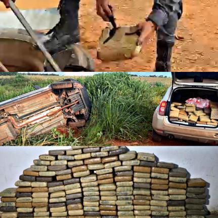 Rotam mata traficante, prende dois e encontra 274 tabletes de droga