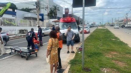 Acidente entre duas motocicletas deixa 3 pessoas feridas na avenida da FEB, em VG