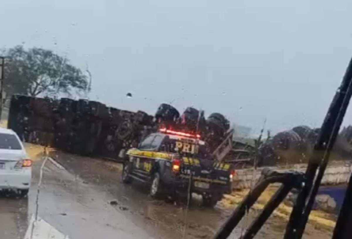 Carga na pista.