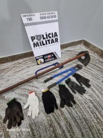 Quadrilha é presa por furto de fios de cobre de usina