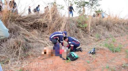 Perdeu controle em curva.