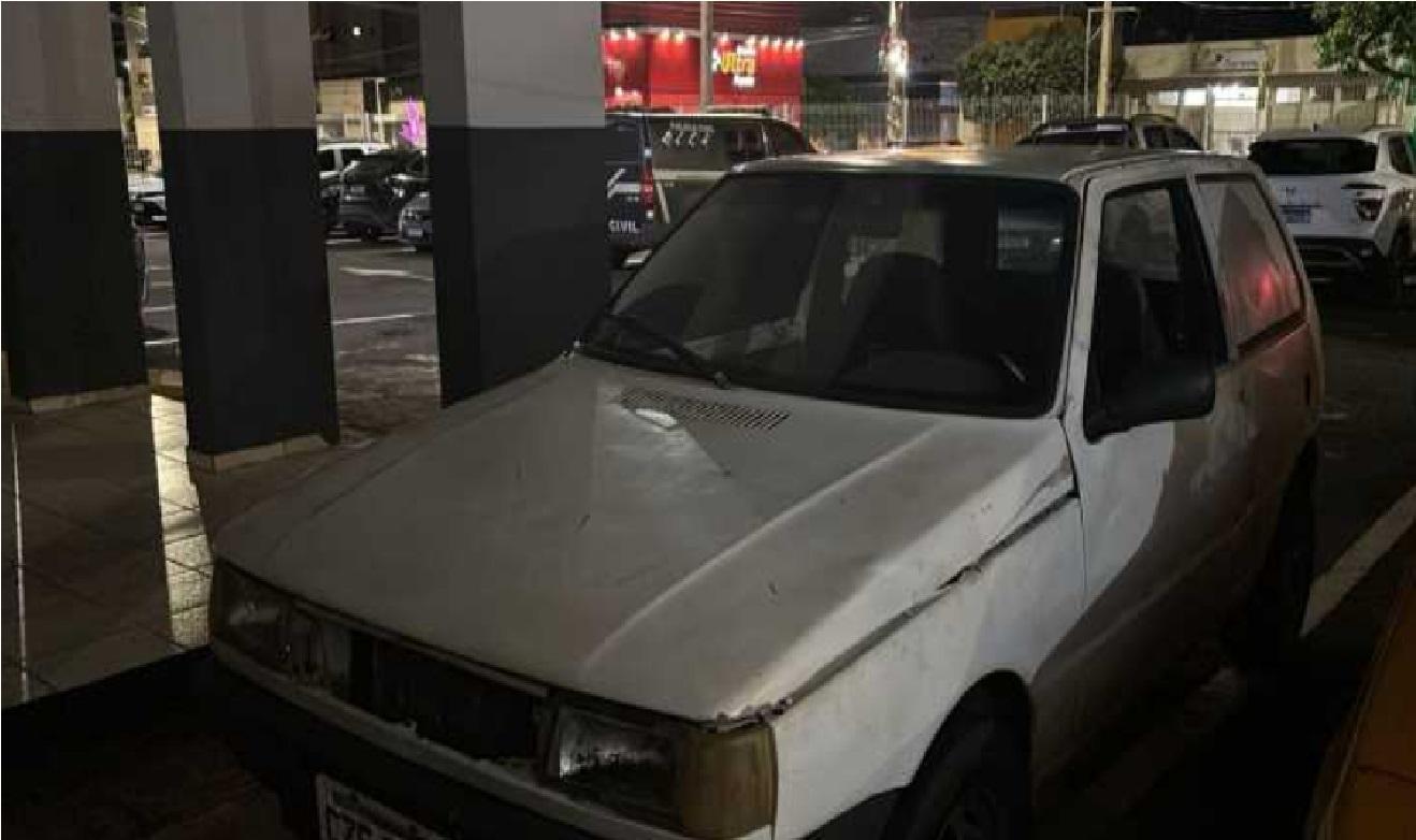 Carro clonado é interceptado na rodoviária de Tangará e PM prende homem.