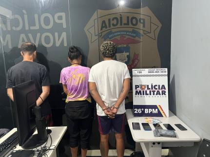 Briga familiar leva polícia a apreensão de drogas no interior.