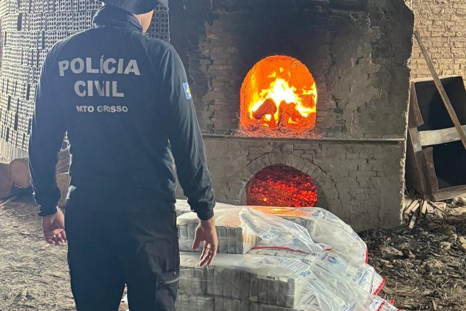 Drogas foram apreendidas na última sexta-feira (9) e incineradas em Cáceres com autorização da Justiça.