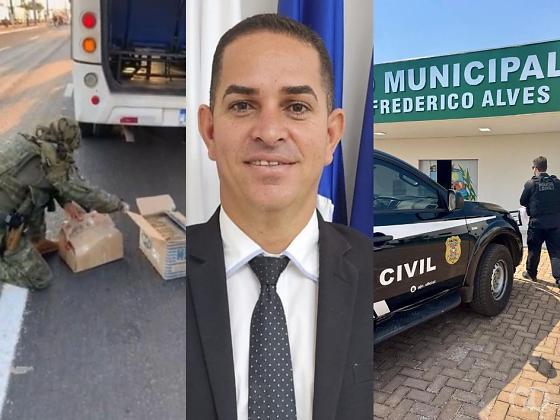 Vereador acusado de usar ônibus da Saúde para levar cocaína é solto.