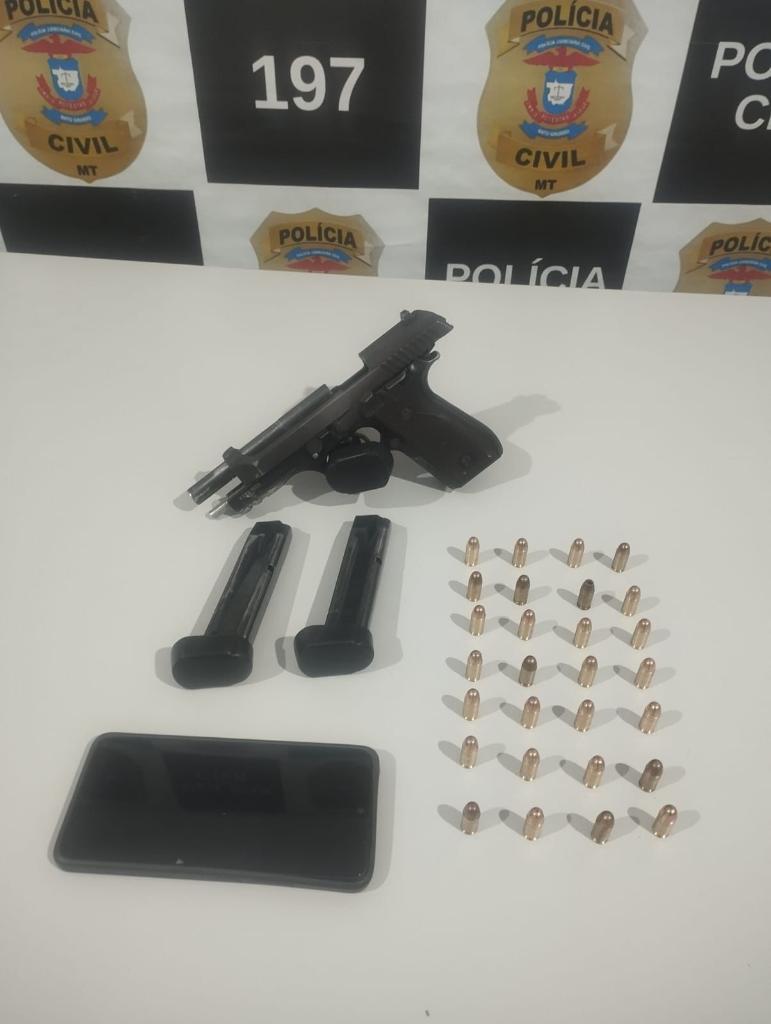 Em poucas horas Polícia Civil identifica e prende autor de homicídio.