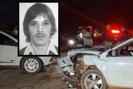 Idoso morre na batida entre Biz e dois carros em rodovia.
