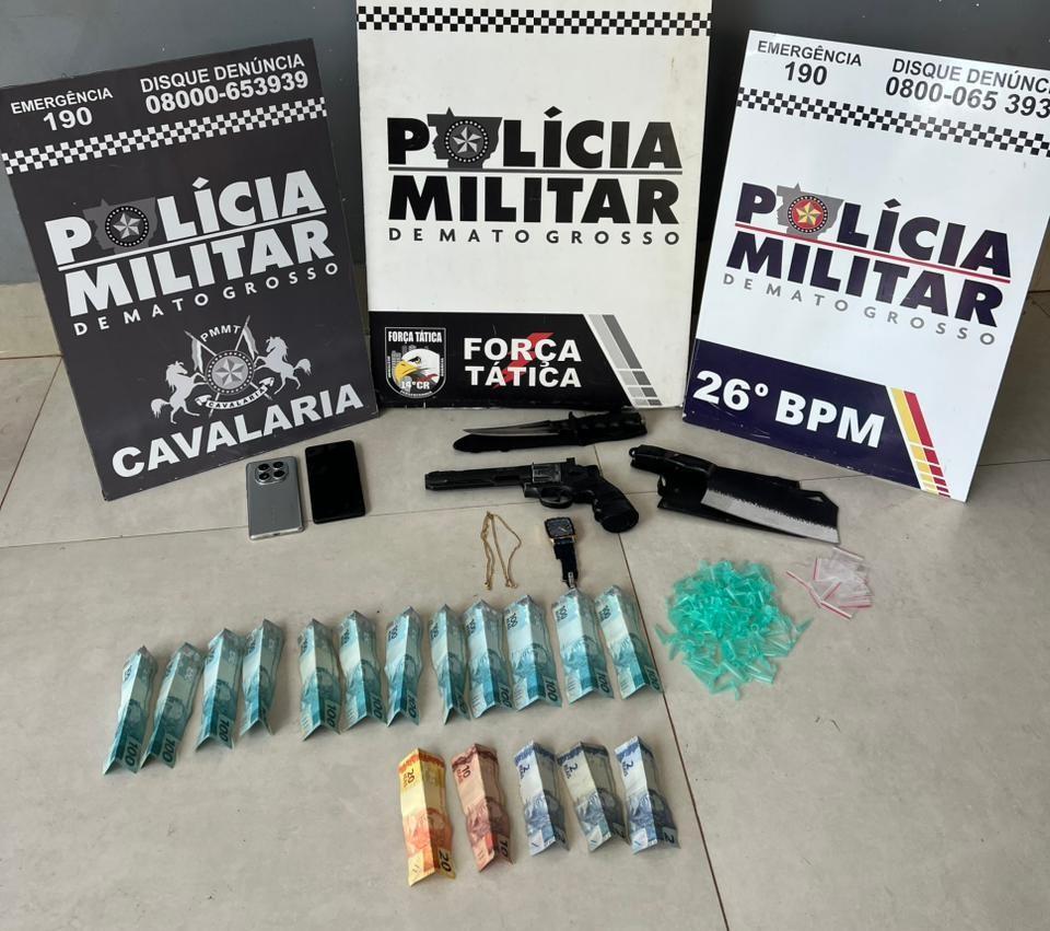 PM detém quadrilha suspeita de sequestro e tentativa de homicídio.