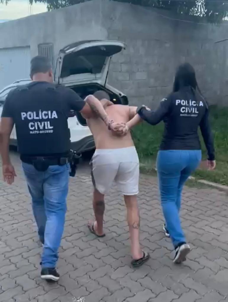 Polícia Civil de MT prende criminoso apontado como liderança de facção.