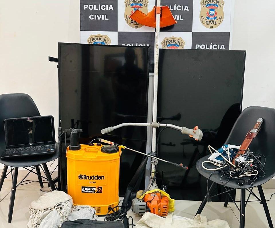 Polícia Civil deflagra ação de combate aos crimes de furto e receptação.