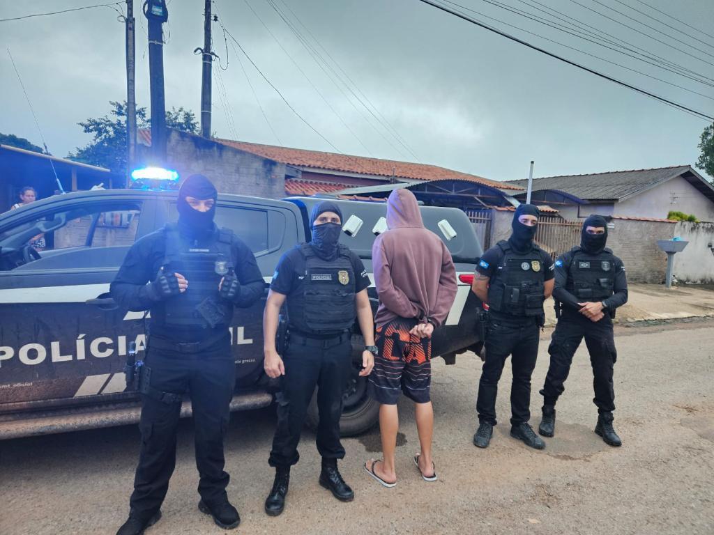 Polícia Civil deflagra operação contra facção com atuação em quatro municípios de Mato Grosso.