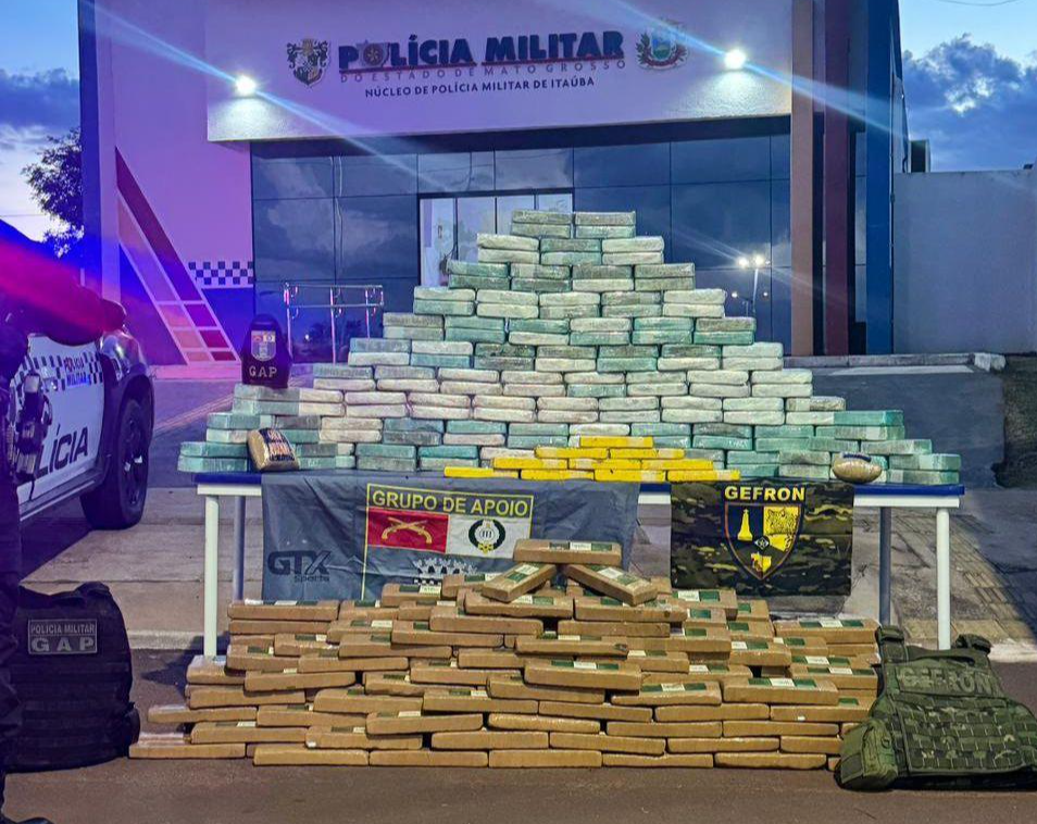 Polícia Militar registra aumento de 19% em número de apreensões de drogas em janeiro deste ano.