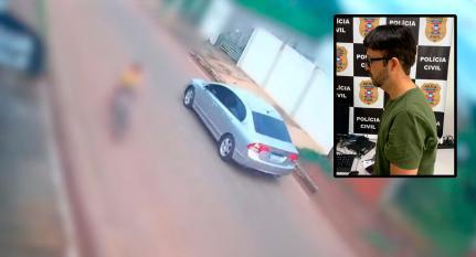 Polícia prende cinegrafista suspeito de abusar de criança.