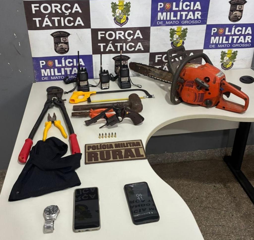 Patrulha Rural impede furto de gado e prende quadrilha em flagrante.