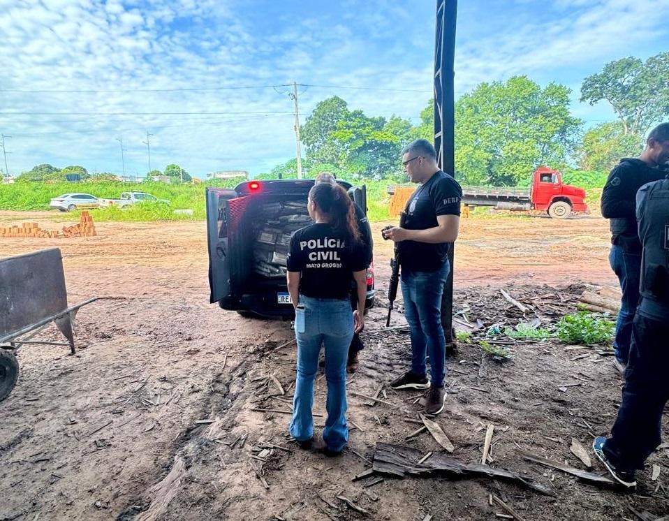 Polícia Civil incinera em Cáceres 800 quilos de entorpecentes apreendidos na região de fronteira.