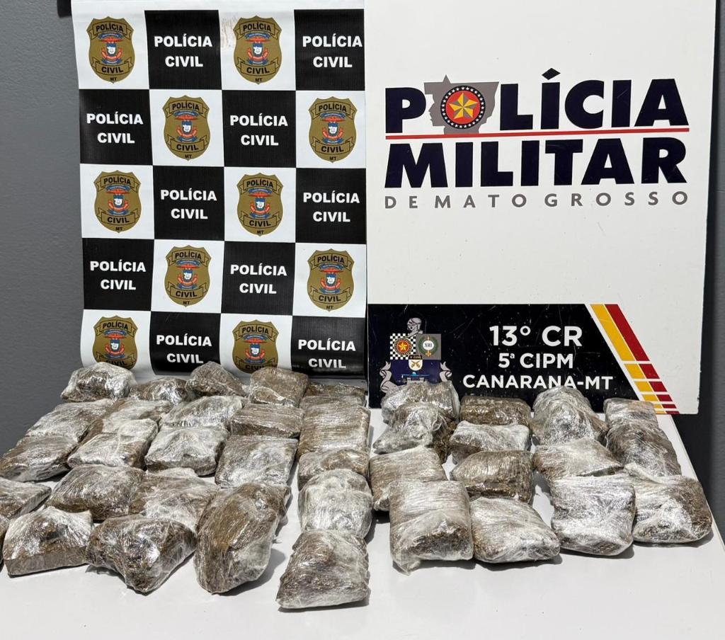 Polícias Civil e Militar prendem homem que comercializava drogas.