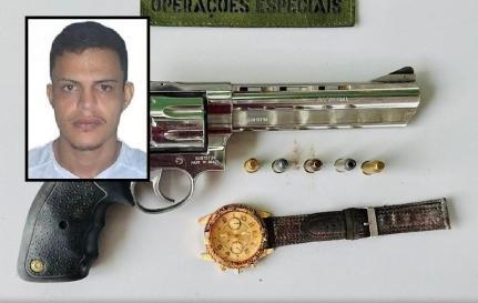 Suspeito com 15 passagens policiais morre em confronto no município de Glória d’Oeste.