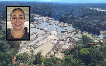 Mulher desaparece em área de garimpo e mobiliza buscas.