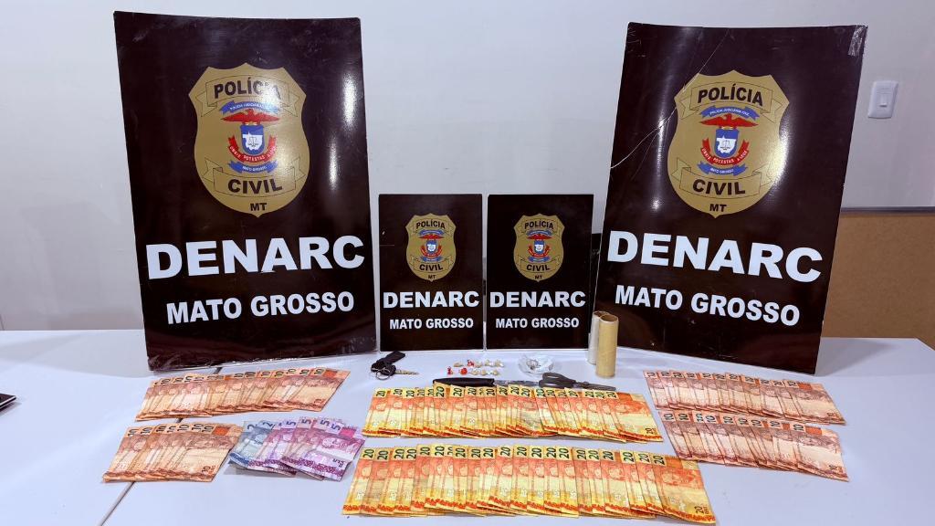 Polícia Civil prende mãe e filho por tráfico de drogas.