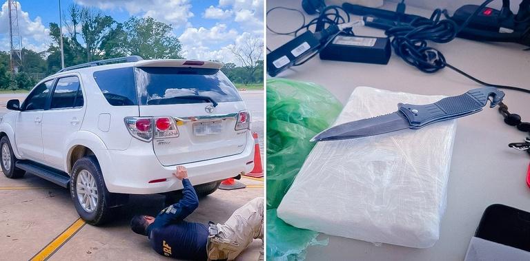 PRF apreende droga durante fiscalização na BR-364.