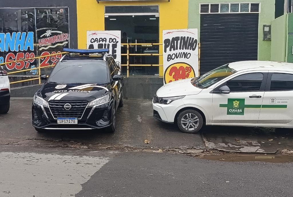 Polícia Civil e Vigilância Sanitária interditam açougue por risco iminente à saúde pública.