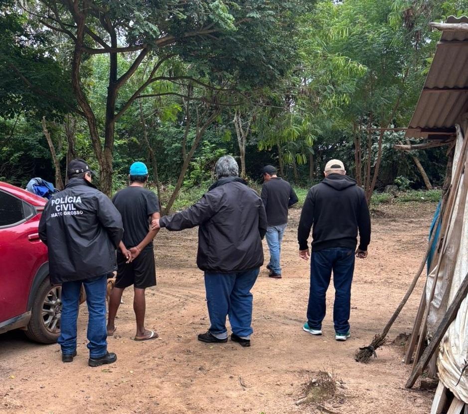 Polícia prende três suspeitos de tortura e homicídio ocorrido há 10 dias em Cáceres.