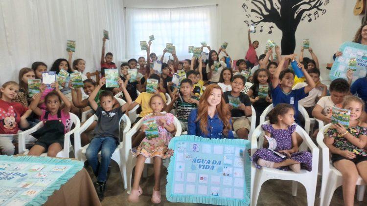 Águas de Jauru promove educação ambiental e conscientiza alunos do CRAS sobre preservação dos recursos naturais.