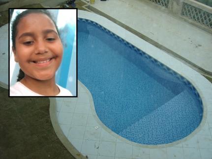 Filha de vereador morre afogada em casa; vítima teve o cabelo sugado por equipamento.