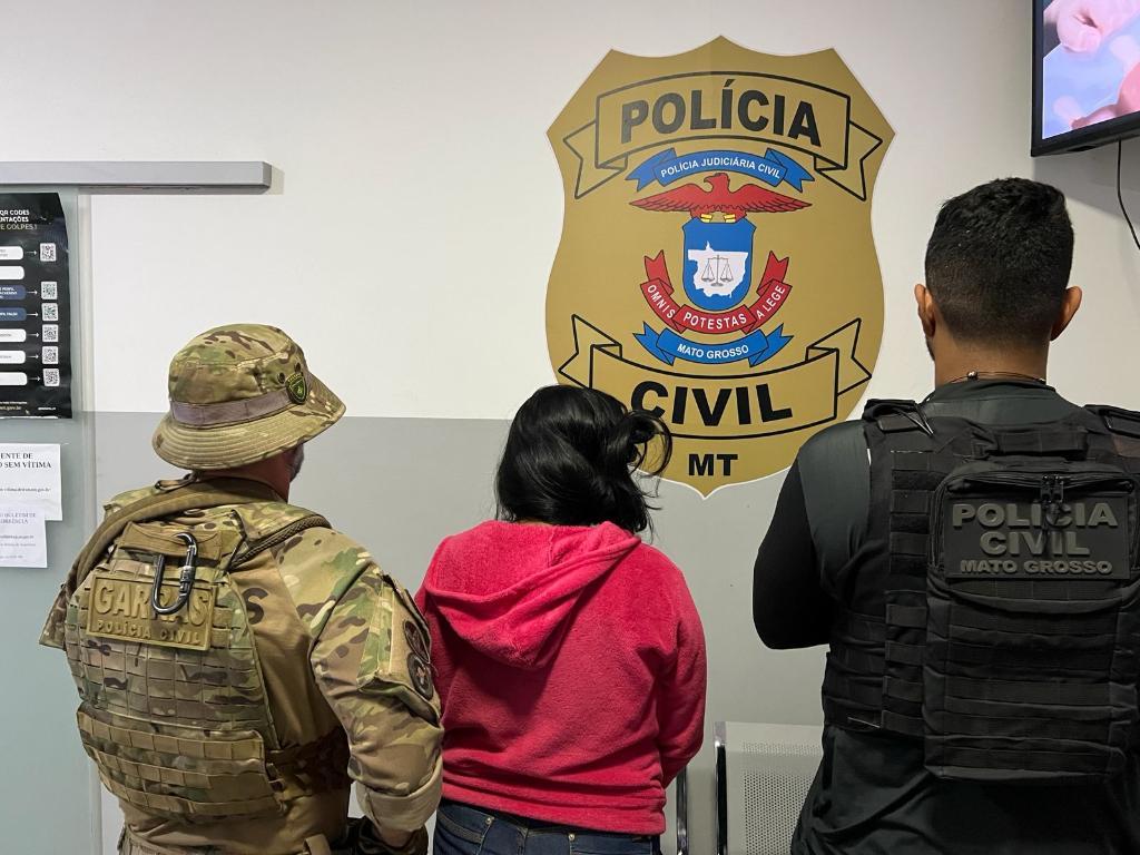 Polícia Civil de MT apoia operação de MS e prende investigada por homicídio.