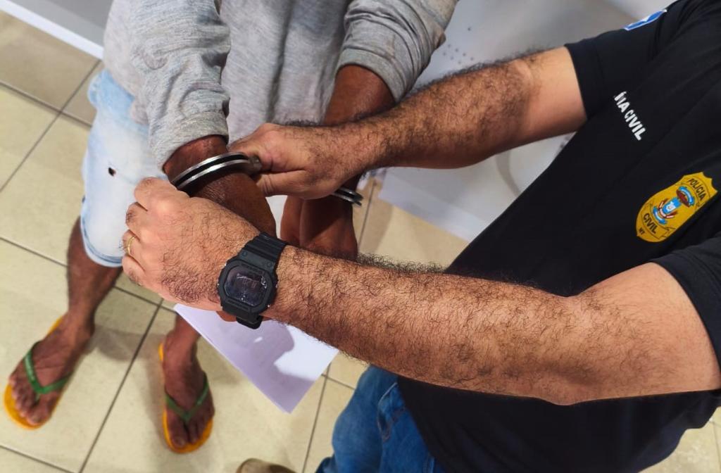 Polícia Civil prende condenado a 20 anos por estupro de vulnerável.