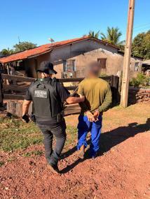 Homem é preso por estuprar a enteada de 12 anos no interior.