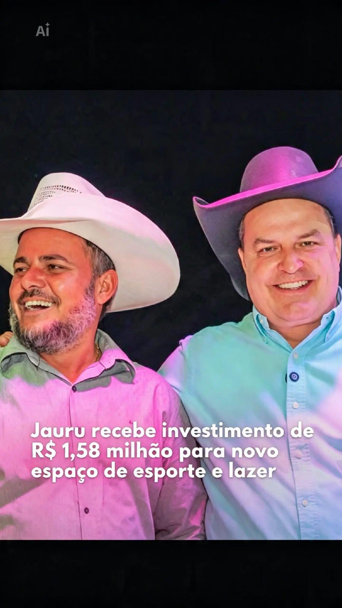 JAURU RECEBE INVESTIMENTO DE R$ 1,58 MILHÃO PARA NOVO ESPAÇO DE ESPORTE E LAZER.