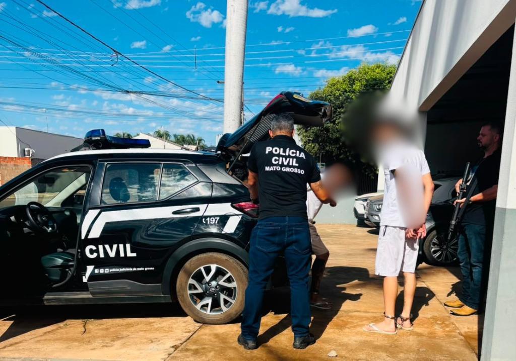 Polícia Civil prende cinco suspeitos de envolvimento em crimes de tortura, sequestro, cárcere privado e organização criminosa.