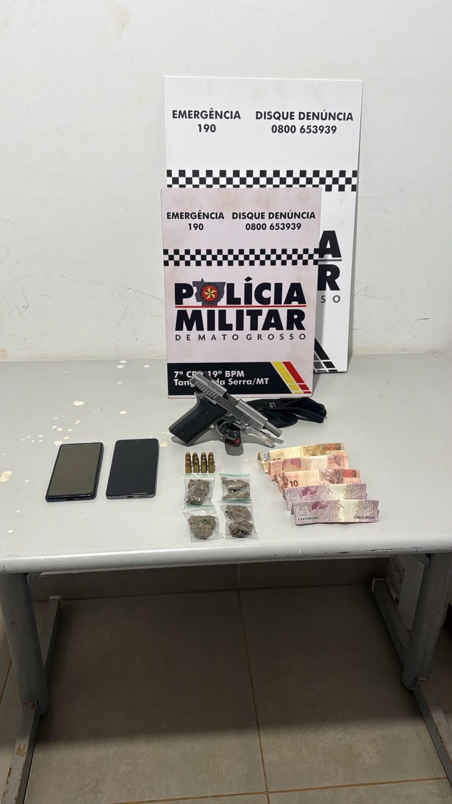 Adolescentes são apreendidos após invadirem casa e tentarem executar morador em Tangará da Serra.