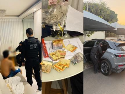 Grupo que lava dinheiro do tráfico é alvo da operação; 5 empresas são investigadas.