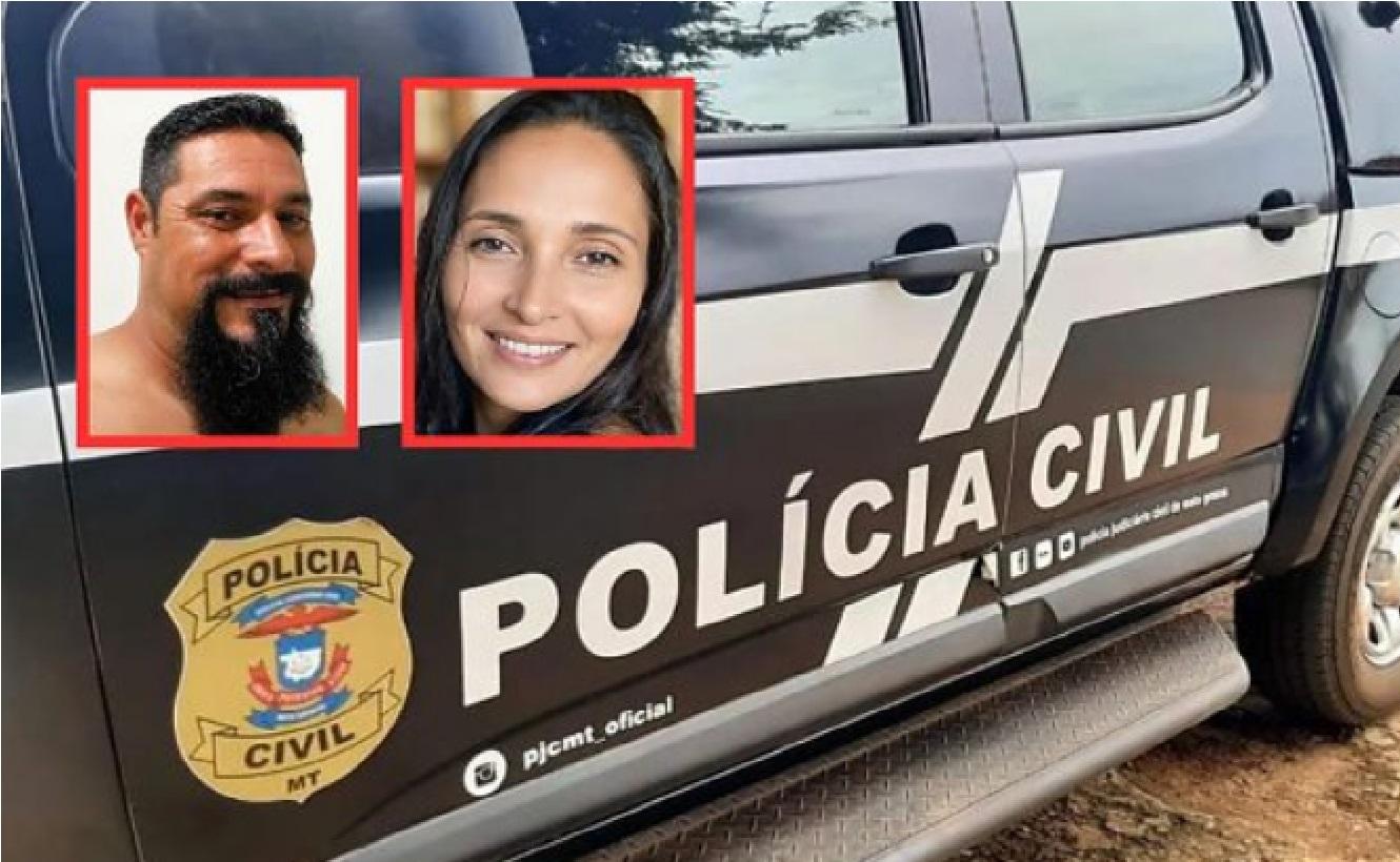 Homem que matou esposa a tiros na frente dos filhos é preso escondido em mata.