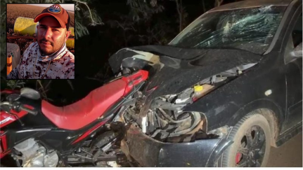 Motorista de Astra bate na traseira de moto e mata condutor arrastado por 100 metros.