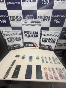Vítima vai comprar droga, leva 'salve', foge e aciona a polícia.