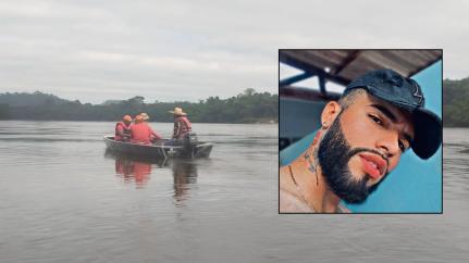 Corpo de jovem é encontrado boiando em rio após 3 dias desaparecido.