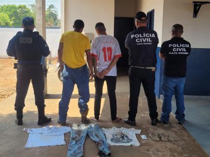 Dupla é presa poucas horas após matar homem.