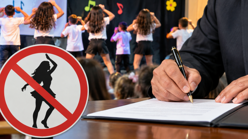 Jauru sanciona lei que proíbe dança sexualizada em apresentações escolares.