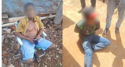 Pai e filho são presos acusados de matar homem com tiro na cabeça.