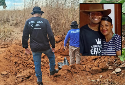 Polícia encontra corpos que podem ser de casal desaparecido há mais de 1 ano.
